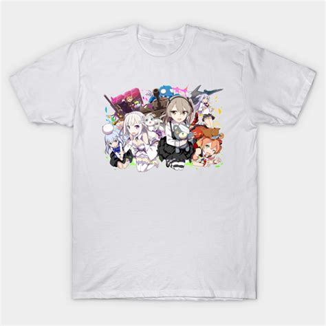 Crossover Anime Girls Anime Girls T Shirt Teepublic