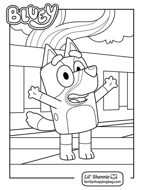 Bluey Printable Coloring Pages