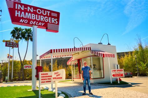Visit The Site Of The Original In N Out Burger Bill On The Road