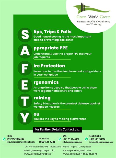 General Safety Tips Safety Training Workplace Safety Safety Tips