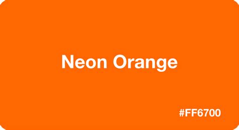 Neon Orange Paint Color Code Paint Color Ideas