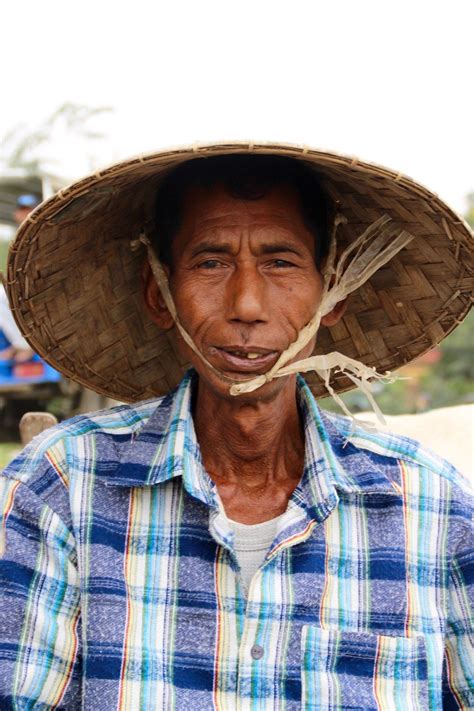 Local Burmese Man Burma Myanmar People Around The World Around The