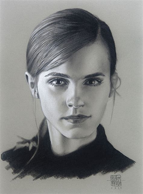 Emma Watson Drawing By Live Artinla On Deviantart Colored Pencil Hot Sex Picture