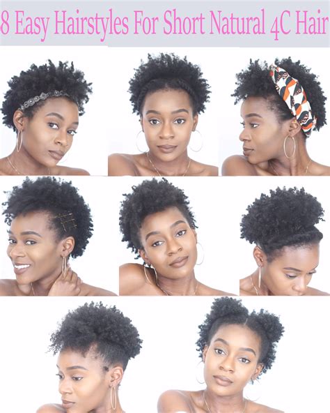 8 Easy Protective Hairstyles For Short Natural 4c Hair