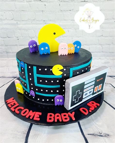 Pacman Cake Cake Birthday Cake Desserts