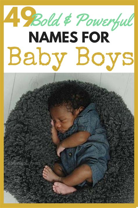 49 Powerful Baby Names For African American Boys African American
