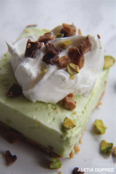 Pistachio Ice Cream Dessert Aletia Dupree