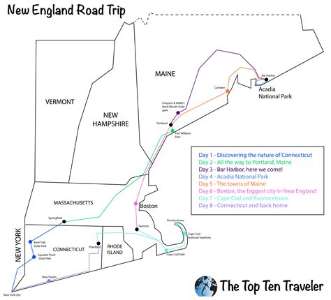 New England Road Trip 8 Days Of Discovery The Top Ten Traveler