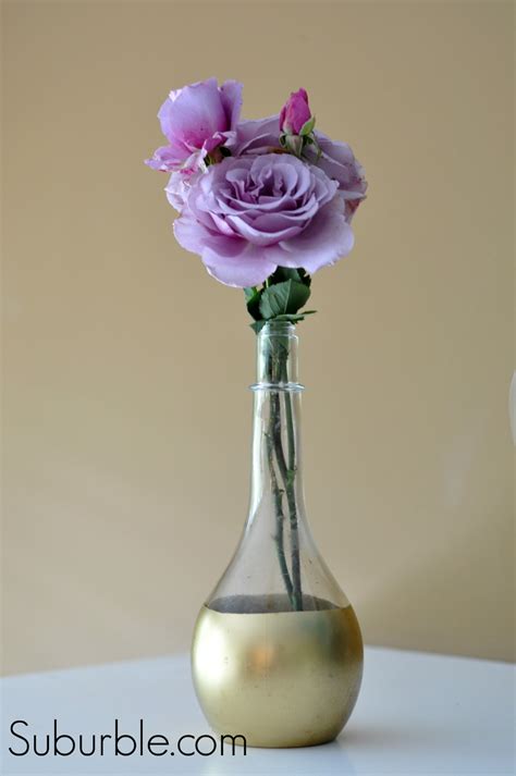 Diy Gold Dipped Vase Live Creatively Inspired