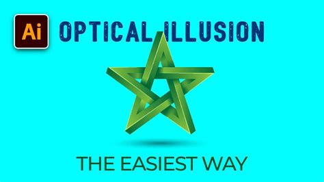 Create 3d Logo Optical Illusion Illustrator Tutorial Youtube