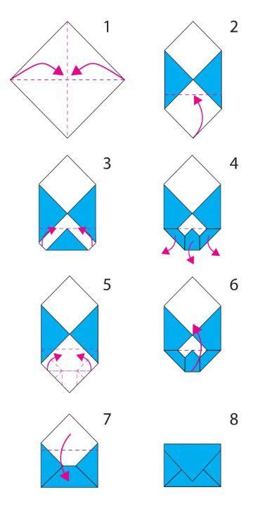 4 Trucos Para Saber Como Hacer Sobres Para Tarjetas Y Cartas Origami Diy Papel De Bricolaje