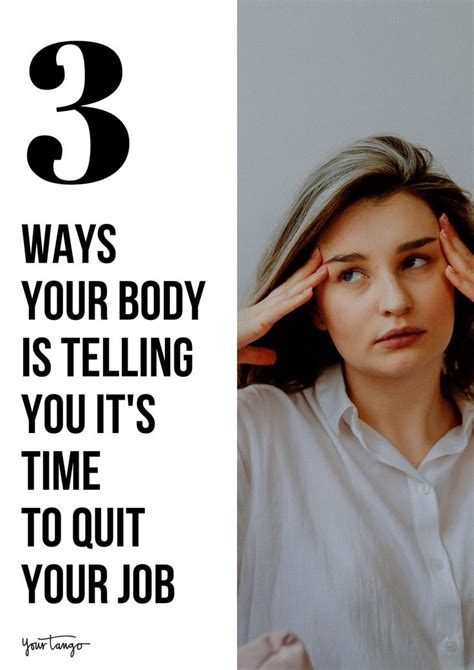 3 Ways Your Body Is Telling You Its Time To Quit Your Job In 2021