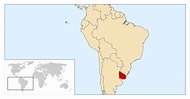 Grande mapa de ubicación de Uruguay | Uruguay | América del Sur | Mapas ...