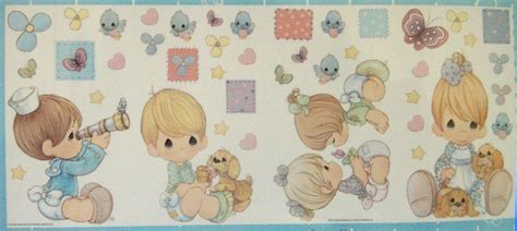 40 Precious Moments Baby Playtime Jumbo Decal Wall Stickers Precious