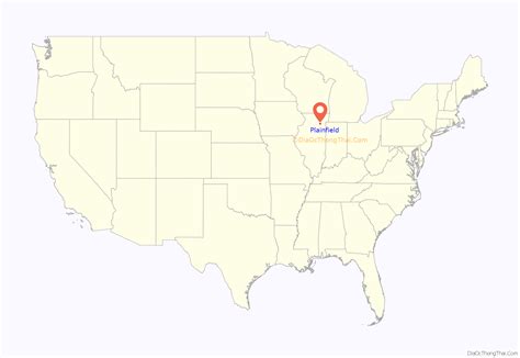 Map Of Plainfield Village Illinois