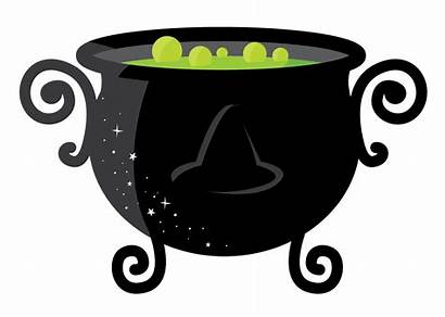 Halloween Clipart Witch Clip Cauldrons Ghost Neon