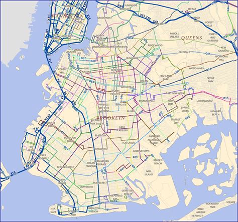 MTA Long Island Bus Map