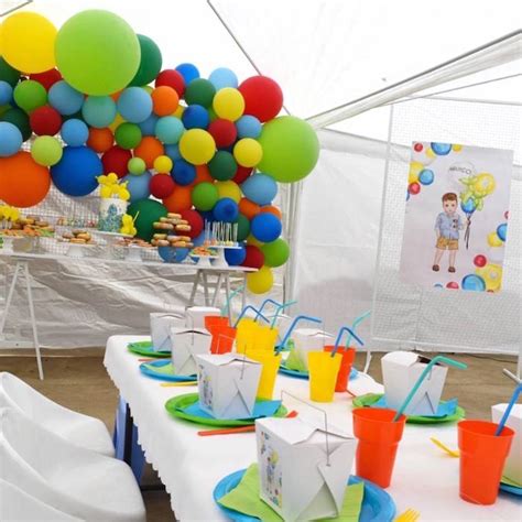 Karas Party Ideas Colorful Balloon Birthday Party Karas Party Ideas