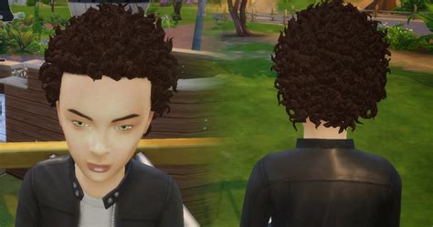 My Sims 4 Blog Kiara24 Close Curls Hair For Boys