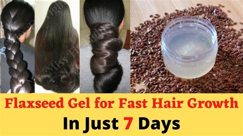 Flaxseed Gel For Fast Hair Growth How To Make Flaxseed Gel For Hair