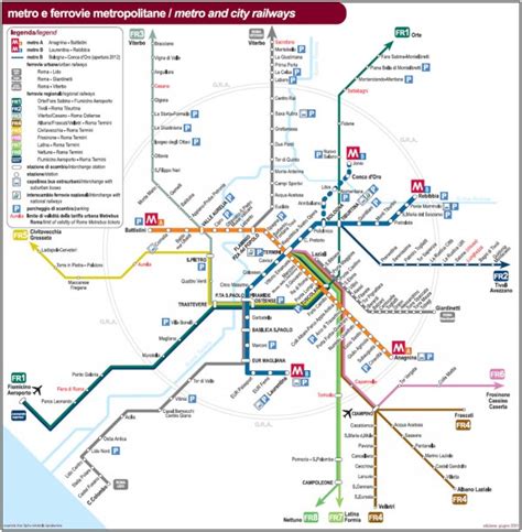 Metro V Římě Mapa Mhd Cena Jízdného A Veřejná Doprava