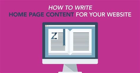 How To Write Homepage Content For Your Website Zion And Zion