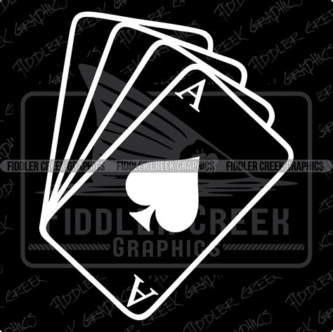 5″ Ace Of Spades Decal Bad Bass Designs