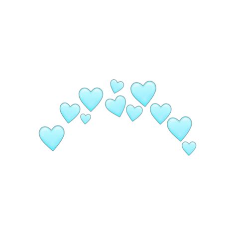 Lightblue Blue Heart Hearts Sticker By Marsexplorer