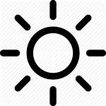 Brightness Icon Sun Glow Solar Sunshine Energy