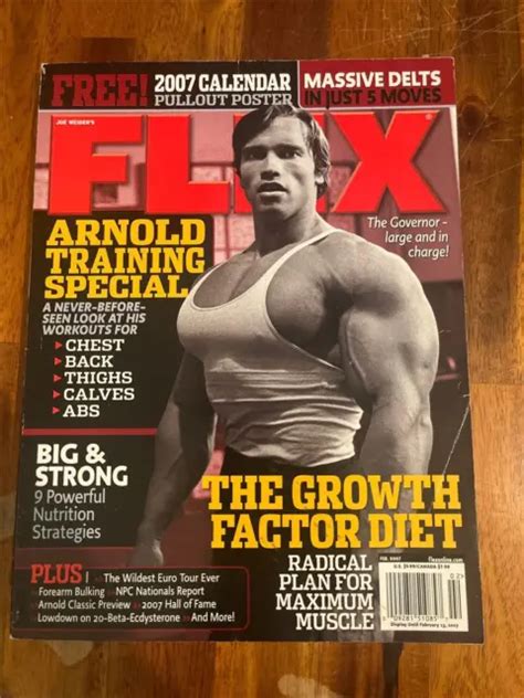 Flex Bodybuilding Muscle Magazine Arnold Schwarzenegger 2 07 1000