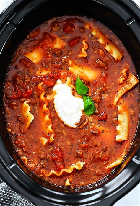 slow cooker lasagna soup life in the lofthouse