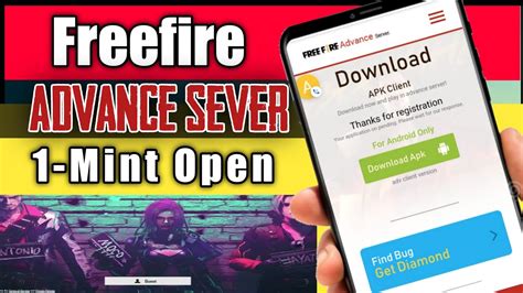 How To Open Free Fire Advance Server Free Fire Advanced Server Open