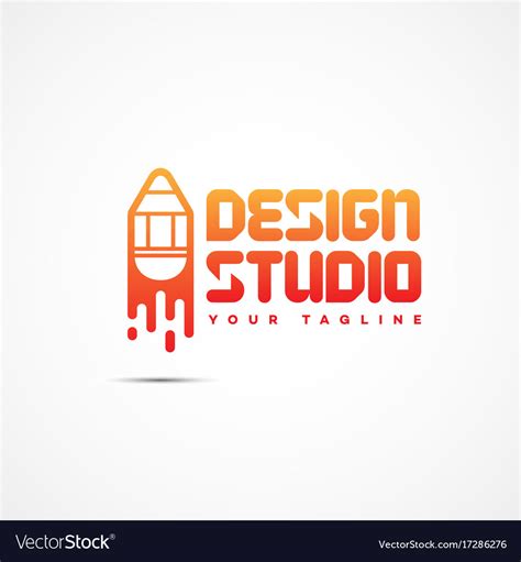 Design Studio Logo Royalty Free Vector Image Vectorstock