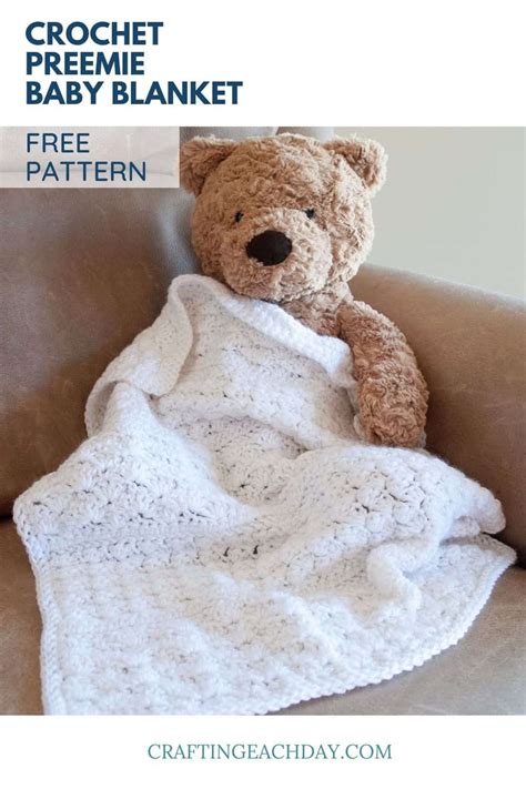 Free Crochet Preemie Blanket Pattern Crafting Each Day