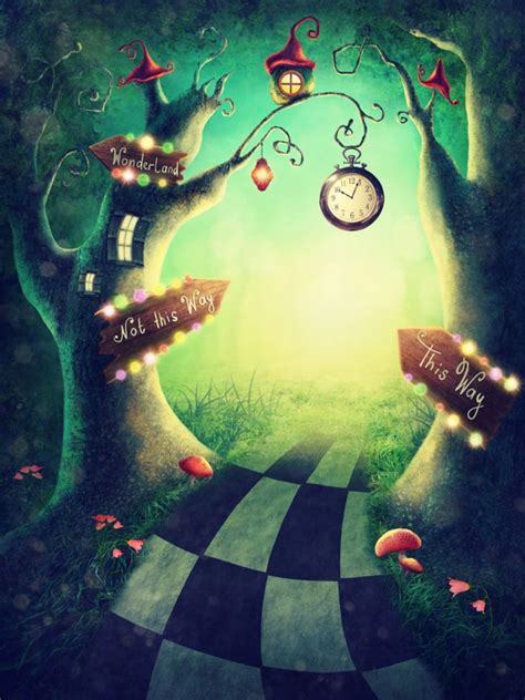 Parana Fluss Tausend Chemie Alice In Wonderland Wallpaper Schwanz