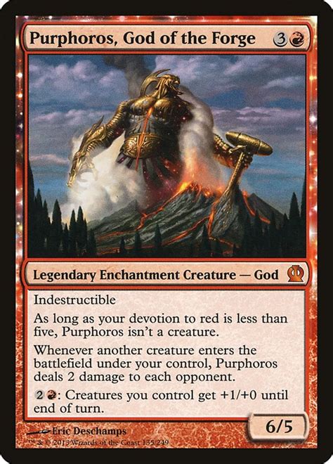 Purphoros God Of The Forge Ths 135 Magic The Gathering Card