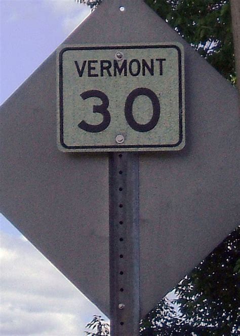 Vermont State Highway 30 Aaroads Shield Gallery