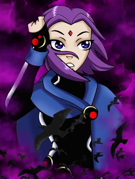 Raven By Megatoon27 Arte Manga Jovenes Titanes Superhéroes