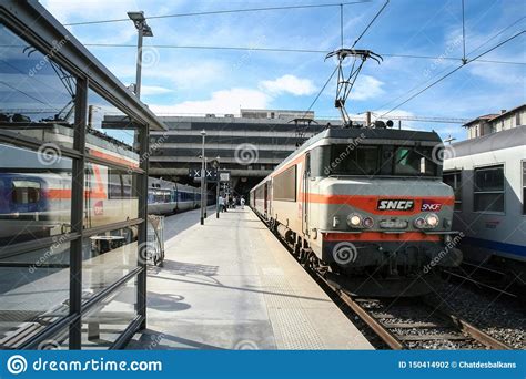 Passenger Ter Regional Train In Marseille Saint Charles Train Station