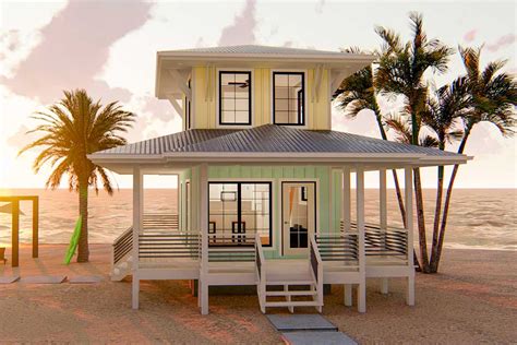 Beach Lovers Dream Tiny House Plan 62575dj