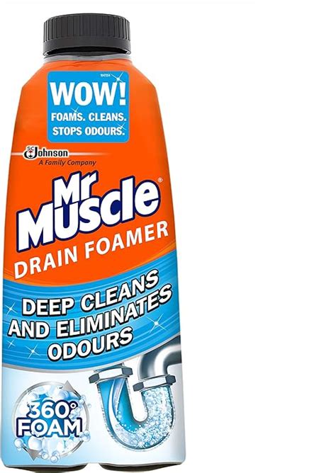 Mr Muscle Drain Foamer Drain Cleaning Foam To Unblock And Eliminate