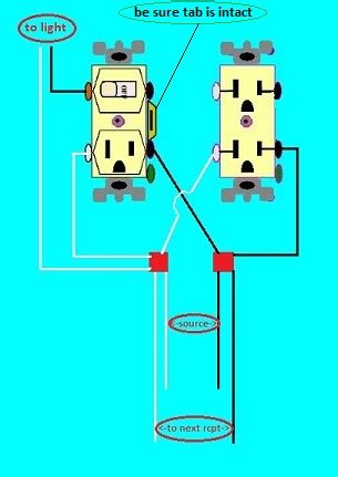 Combination switch and outlet combination electrical question: Combo Light Switch Outlet Re-wire Question - Electrical - DIY Chatroom Home Improvement Forum