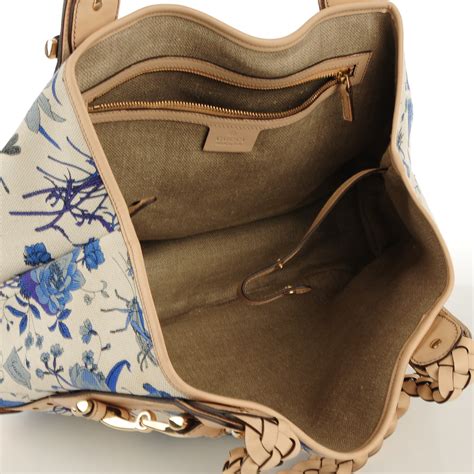 Gucci Canvas Flora Medium Pelham Shoulder Bag 118234