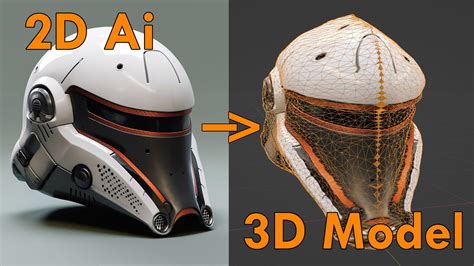 Convert Ai Generated 2d Images To 3d Models For Use In Blender And