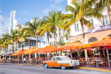 Art Deco Miami Ocean Drive Collins Avenue E Le Altre Strade Del Quartiere