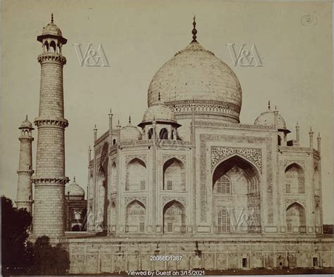 The Taj Mahal Agra India 19th Century Vanda Images