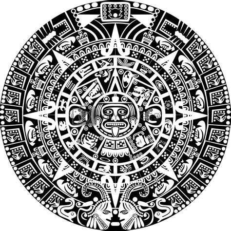 Mayan Calendar By Sateda Vectors And Illustrations Free Download Yayimages