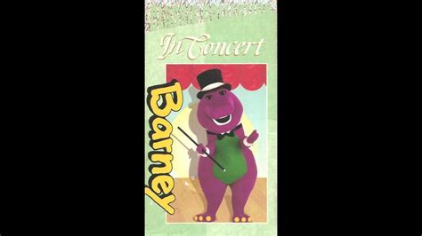 Barney In Concert 2000 Vhs Youtube