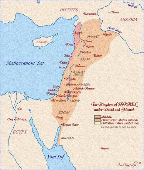 Map Of Middle East In Bible Times