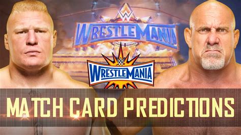 Wwe wrestlemania 37 2021 live streaming, date, and time: WWE WrestleMania 33 Match Card Predictions - YouTube